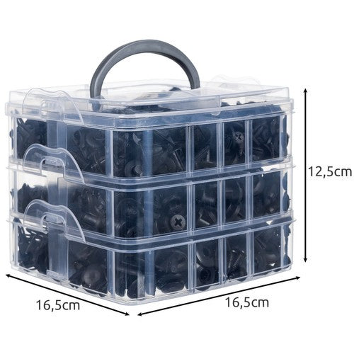 Automobilinių spaustukų rinkinys + traukiklis Xtrobb 24297