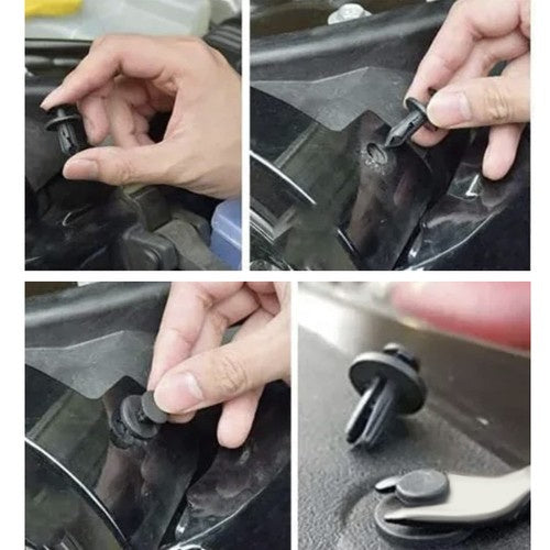 Automobilinių spaustukų rinkinys + traukiklis Xtrobb 24297