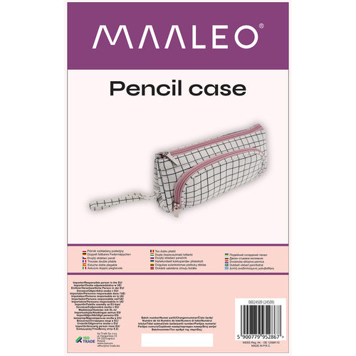 Sulankstomas dvigubas pieštukų dėklas Maaleo 24509