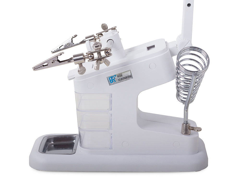 Trečiosios rankos lutteris 10 led smd lutter rankenė 25x