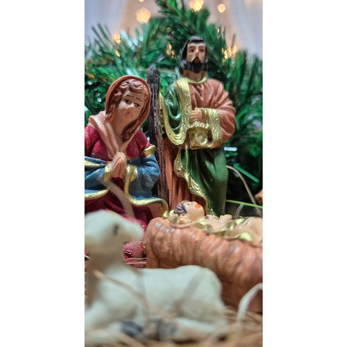 Kalėdinės figūrėlės gimimo scenai - 10 vnt. rinkinys. Ruhhy