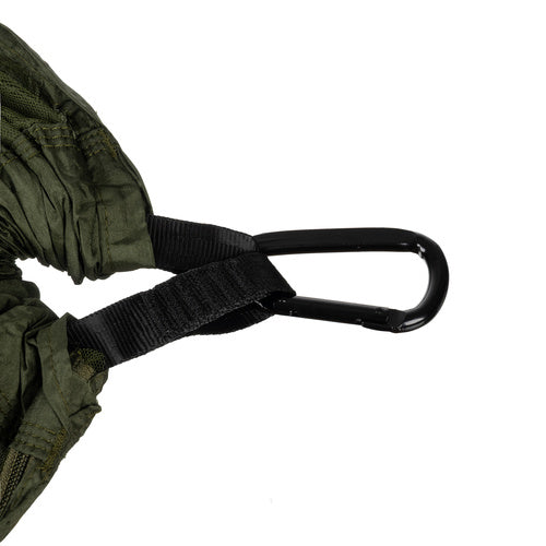 Turistinis hamakas su brezentu ir tinkleliu nuo uodų 260x140 cm