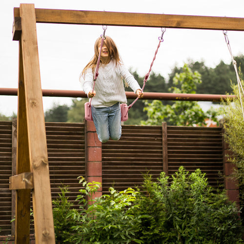 Plastikinės sūpynės - rožinės spalvos 25445