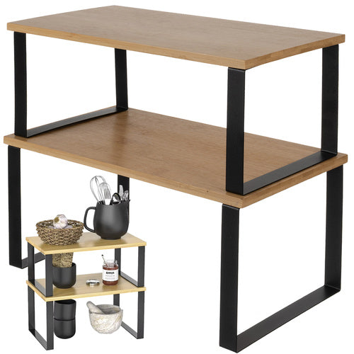 Bambuko virtuvės lentyna - 2 vnt Ruhhy 25661