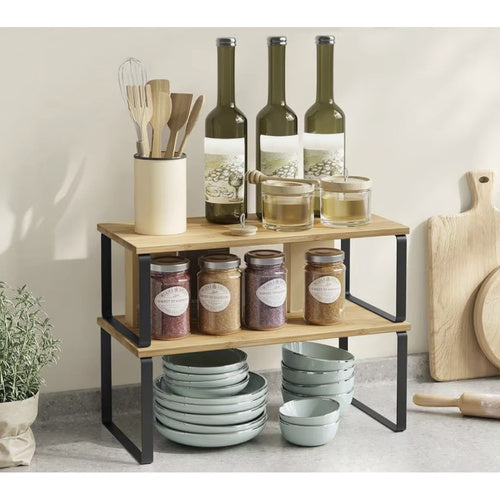 Bambuko virtuvės lentyna - 2 vnt Ruhhy 25661