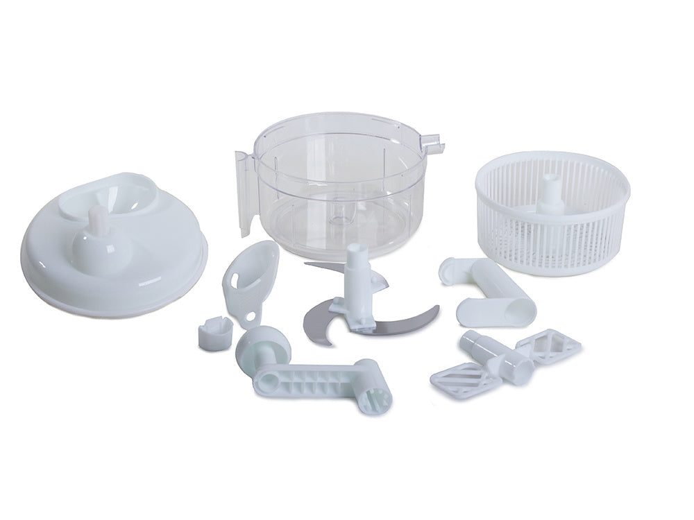 Daržovių smulkintuvas maišytuvas rankinis salotų smulkintuvas