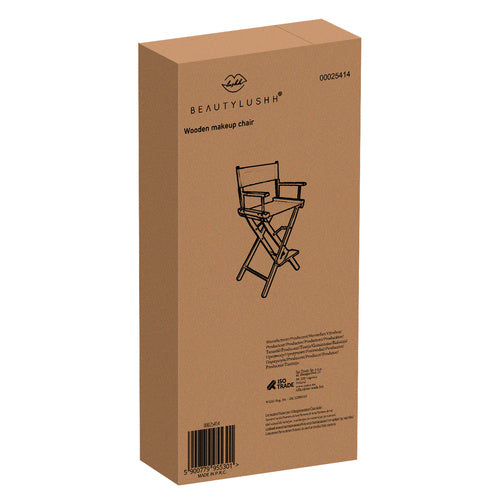 Medinė makiažo kėdė Beautylushh 25414