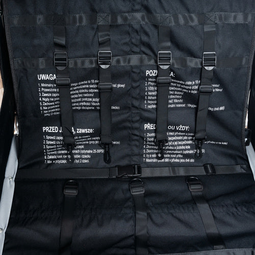 Kruzzel 25372 3in1 pakabos dviračio priekaba