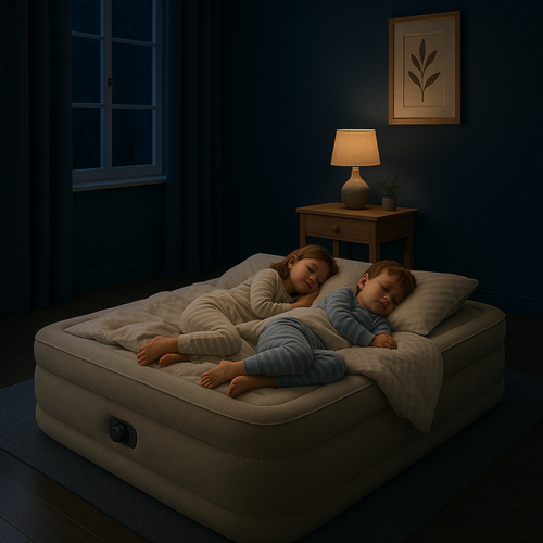 Pripučiamas čiužinys su pompa INTEX 64428