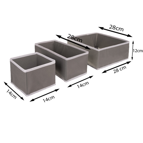 Apatinių drabužių organizatorius - 6 vnt. rinkinys Ruhhy 25764