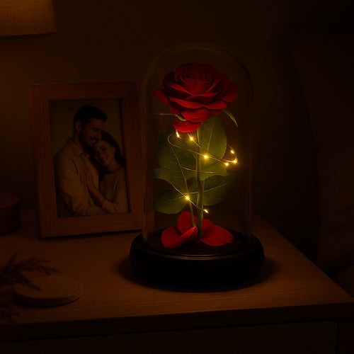 Rožė stiklinėje - spindinti Ruhhy 25682