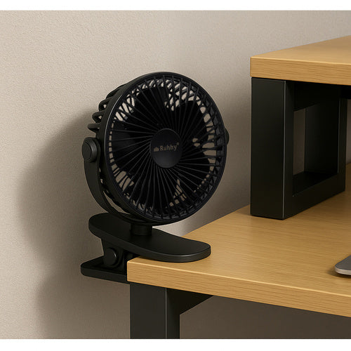 Juodas belaidis ventiliatorius Ruhhy 25567