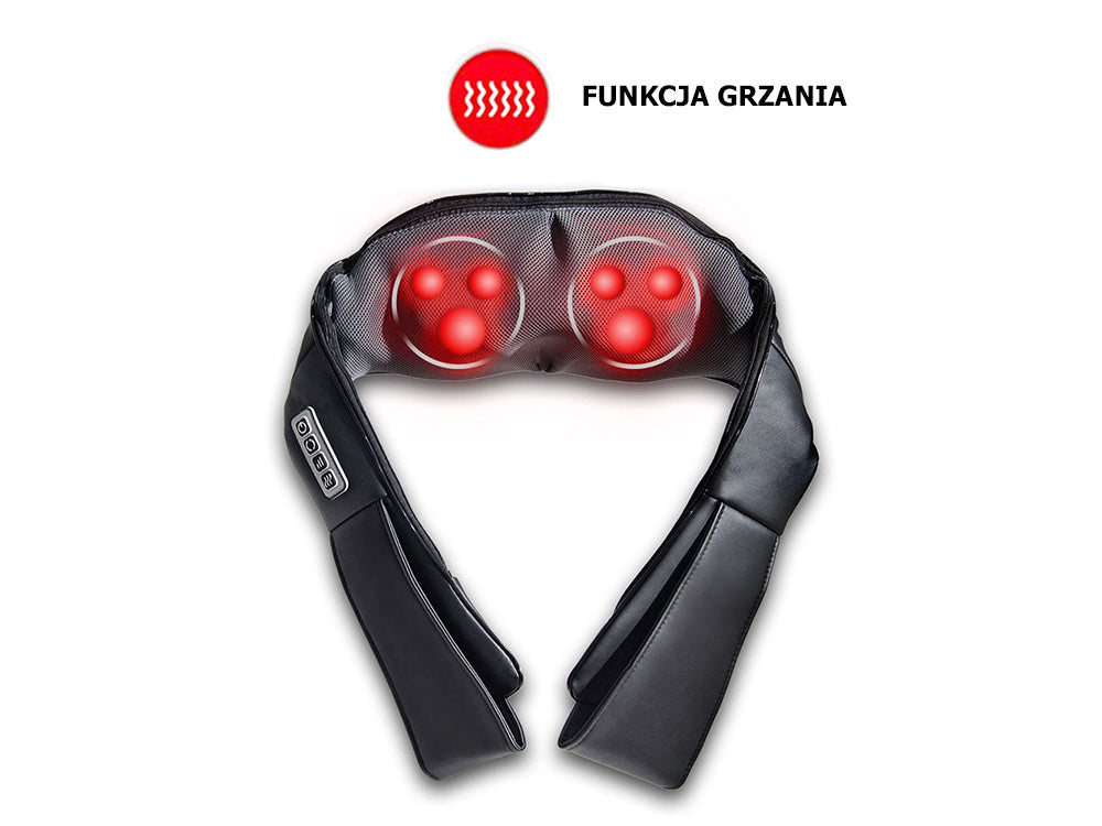 Kaklo kaklo masažuoklis nugaros kūno 3d shiatsu nugaros