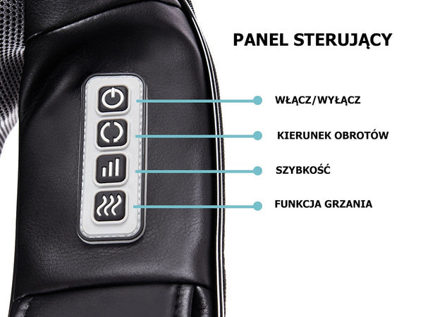 Kaklo kaklo masažuoklis nugaros kūno 3d shiatsu nugaros