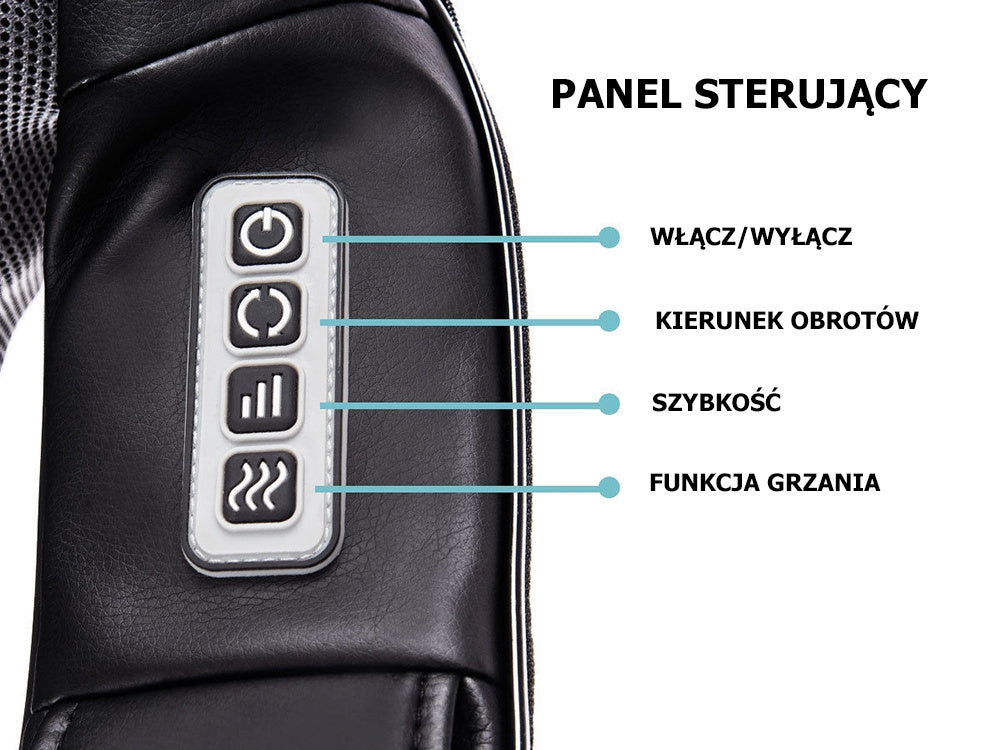 Kaklo kaklo masažuoklis nugaros kūno 3d shiatsu nugaros