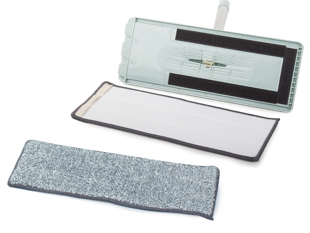 Rotacinis plokščias šluostės dviejų kamerų šluostymo kibiras