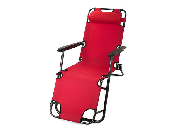 Sodo paplūdimio gultas sulankstomas pagalvėlė gravitacija sustiprinta minkšta, Raudona, Szín, Piros