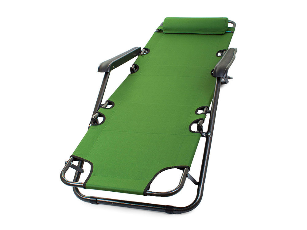 Sodo paplūdimio gultas sulankstomas pagalvėlė gravitacija sustiprinta minkšta, Žalia, Szín, Zöld