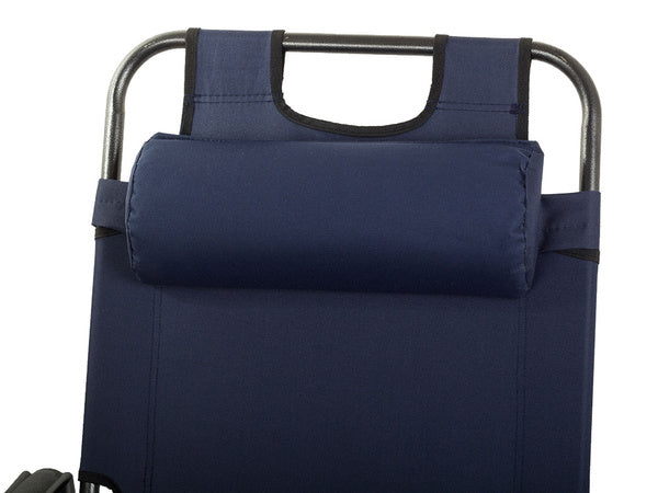 Sodo paplūdimio gultas sulankstomas pagalvėlė gravitacija sustiprinta minkšta, Navy, Szín, Haditengerészet