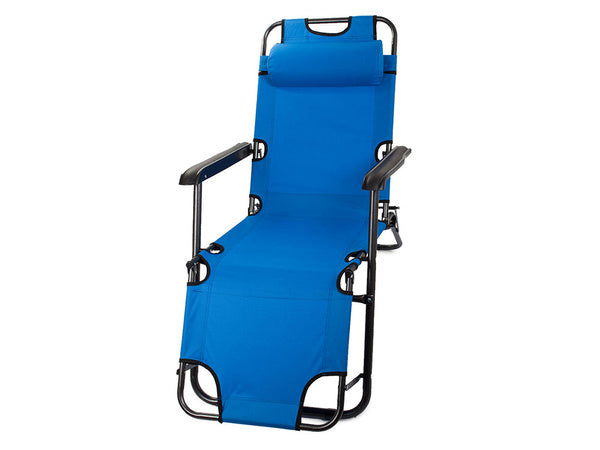 Sodo paplūdimio gultas sulankstomas pagalvėlė gravitacija sustiprinta minkšta, Mėlyna, Szín, Kék