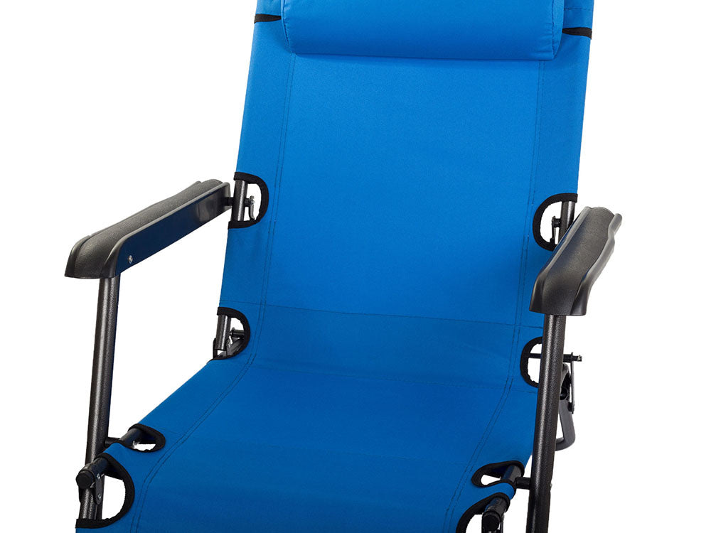 Sodo paplūdimio gultas sulankstomas pagalvėlė gravitacija sustiprinta minkšta, Mėlyna, Szín, Kék