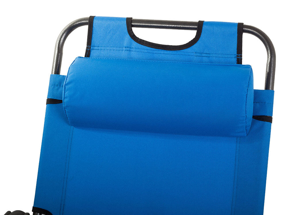 Sodo paplūdimio gultas sulankstomas pagalvėlė gravitacija sustiprinta minkšta, Mėlyna, Szín, Kék