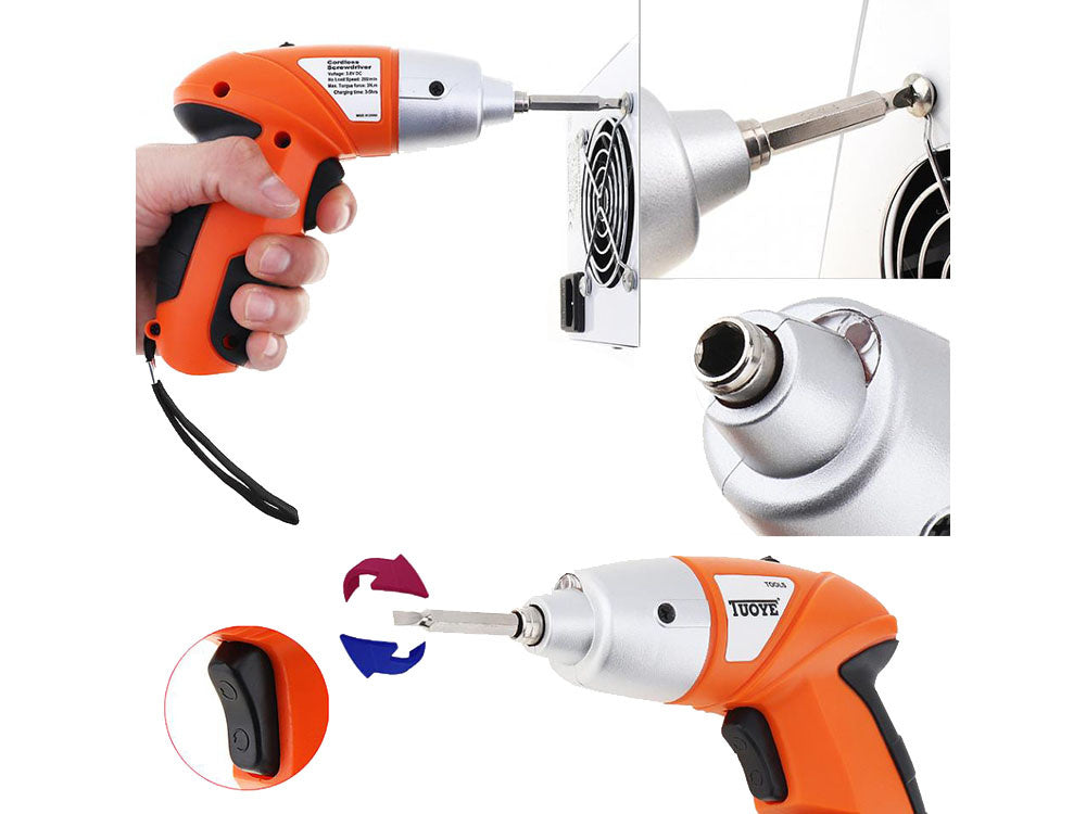 Akumuliatorinių atsuktuvų rinkinys 45 el antgalių dėklas