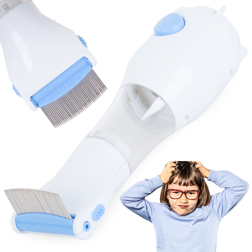 Šukos utėlėms šukuoti elektrinis filtras dulkių siurblys