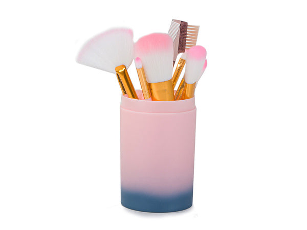 Profesionalių makiažo šepetėlių rinkinys 12 vienetų