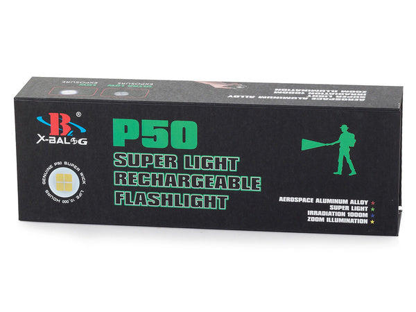 Taktinis žibintuvėlis bailong galingas priartinimas cree xhp50