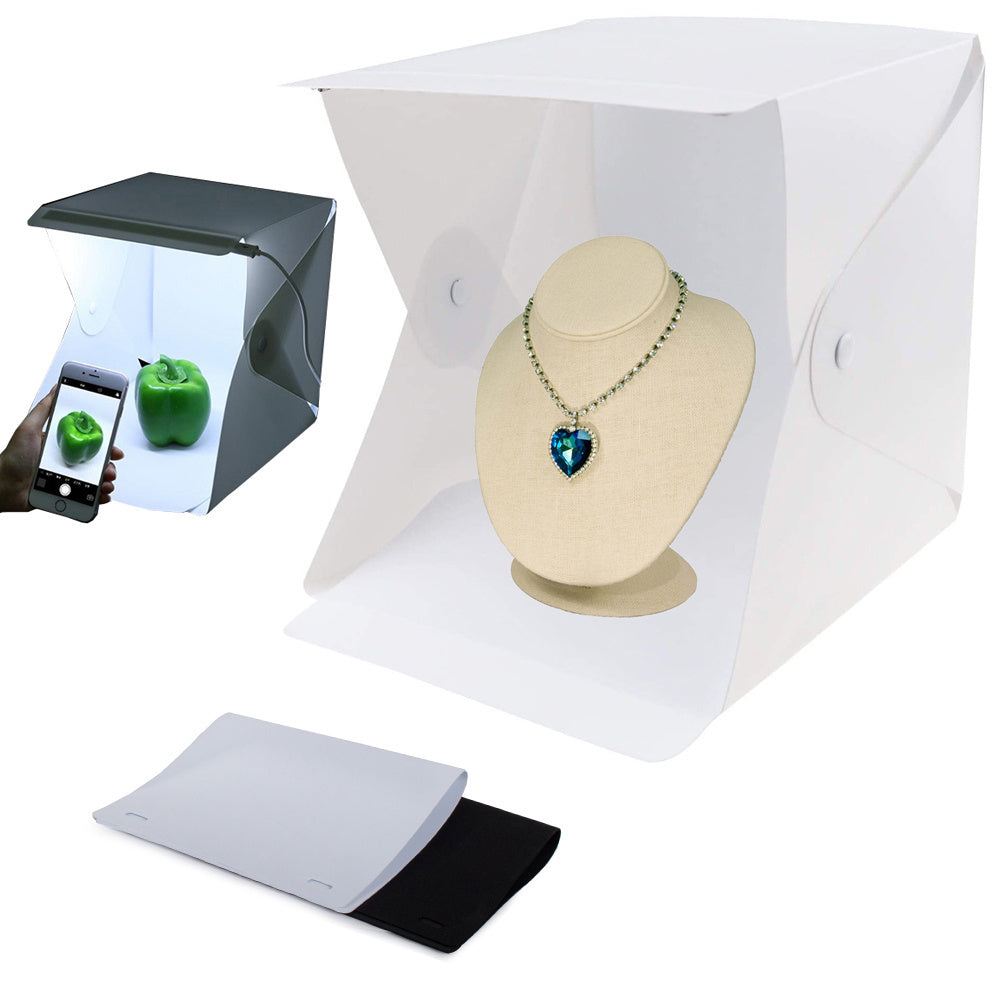 Studijinė palapinė be šešėlių, skirta produktų fotografijai 20led