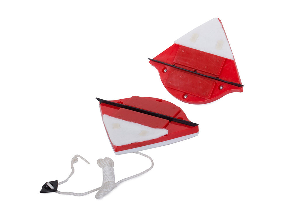 Dvipusis langų ploviklis su magnetiniu valytuvu