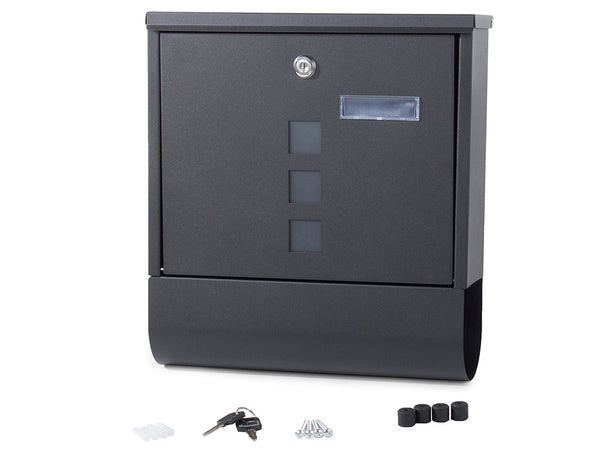 Pašto dėžutė laikraščiams su vamzdeliu