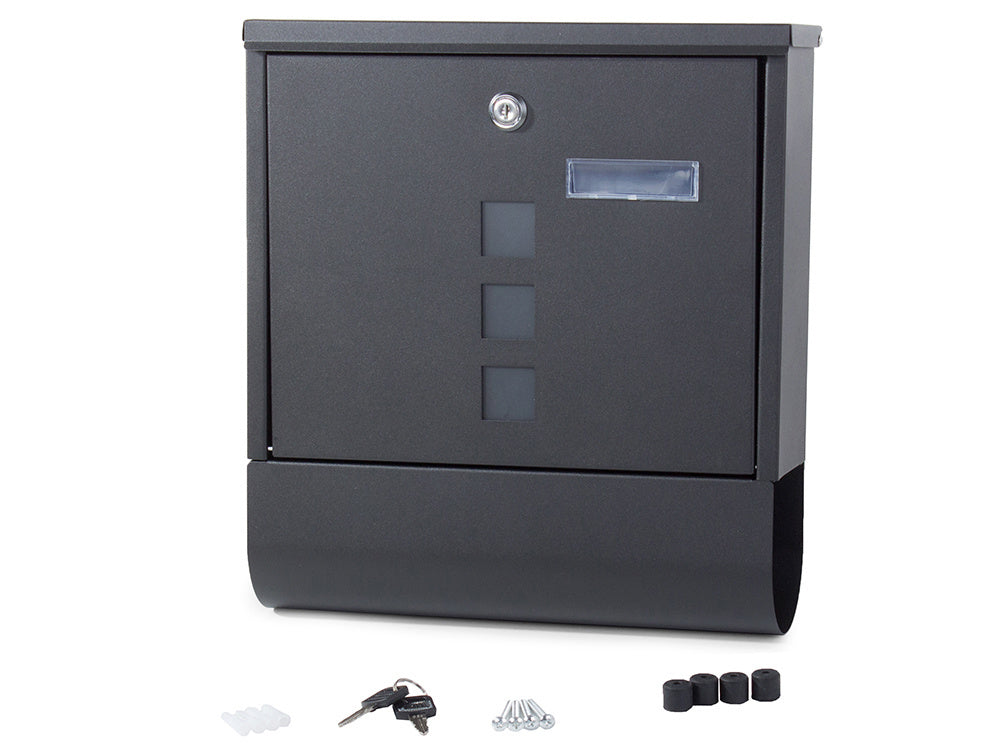 Pašto dėžutė laikraščiams su vamzdeliu