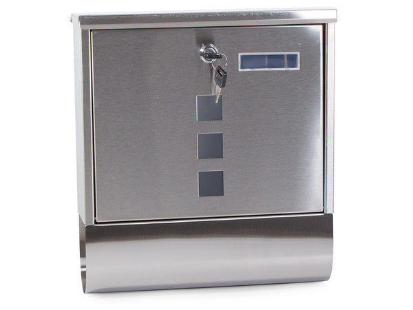 Pašto dėžutė laikraščiams su plieno vamzdžiu