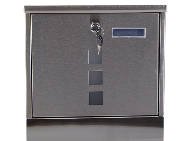 Pašto dėžutė laikraščiams su plieno vamzdžiu