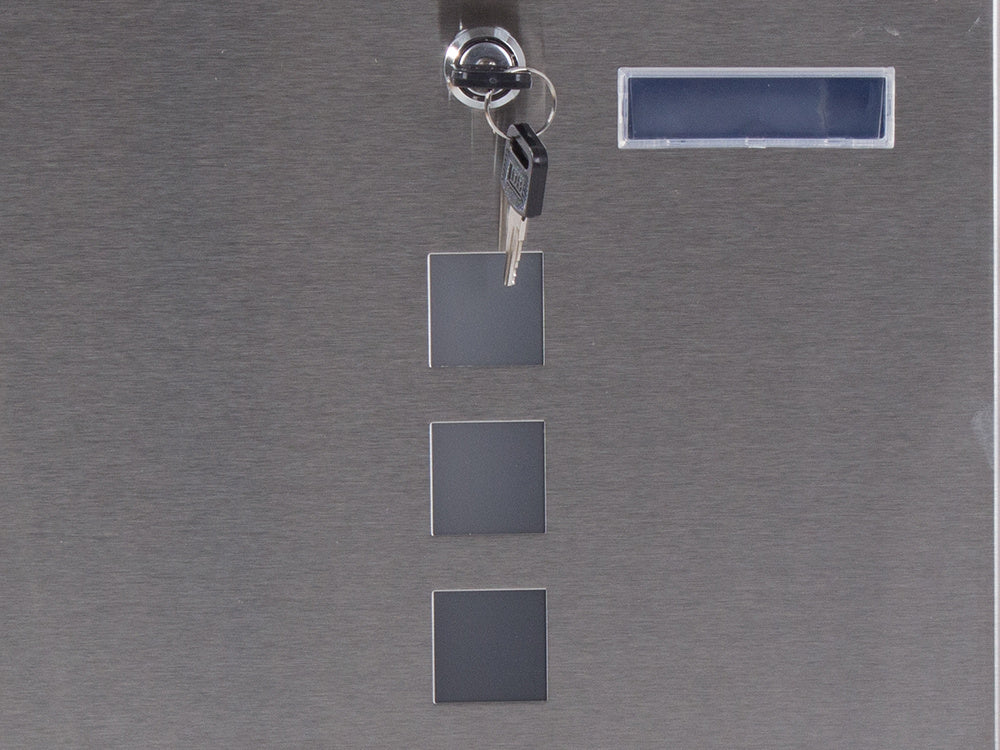 Pašto dėžutė laikraščiams su plieno vamzdžiu