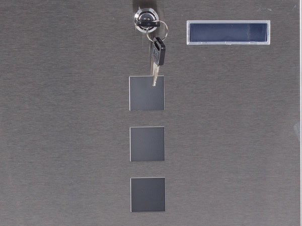 Pašto dėžutė laikraščiams su plieno vamzdžiu