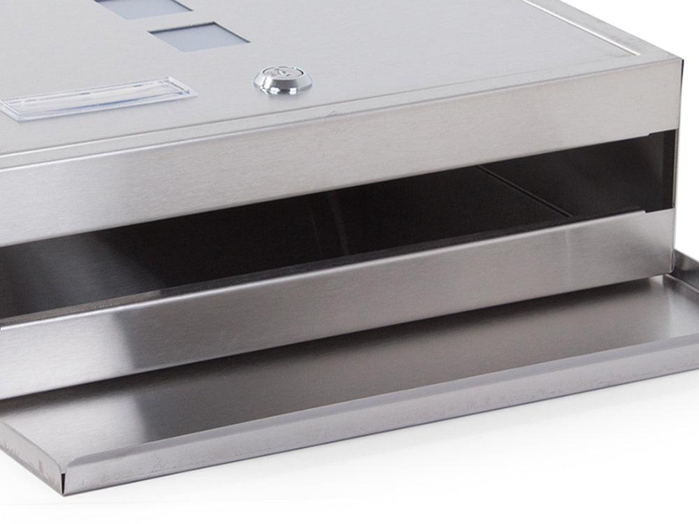 Pašto dėžutė laikraščiams su plieno vamzdžiu