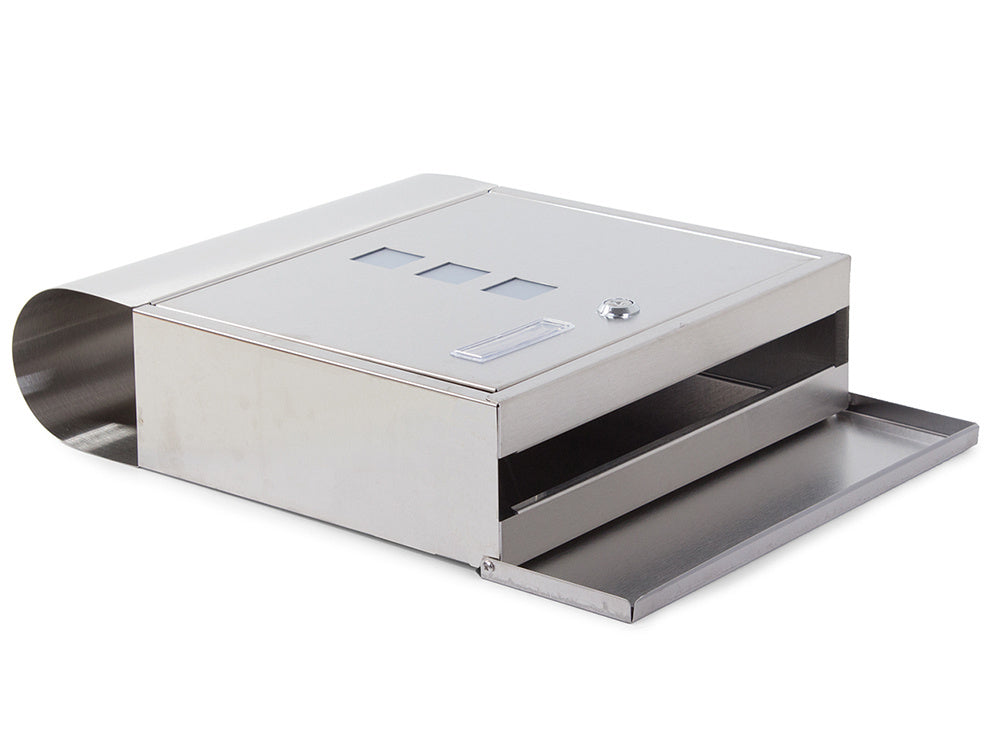 Pašto dėžutė laikraščiams su plieno vamzdžiu