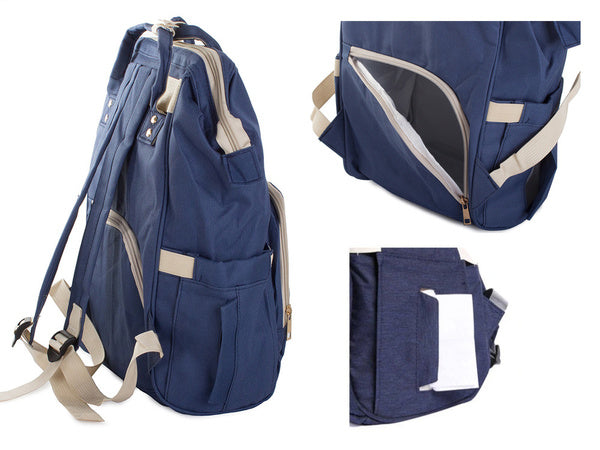 Vaikiško vežimėlio krepšys kuprinės organizatorius mamai tėčiui 3in1