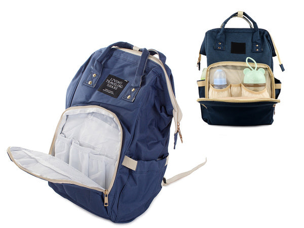 Vaikiško vežimėlio krepšys kuprinės organizatorius mamai tėčiui 3in1