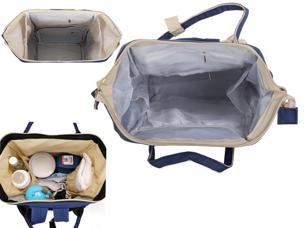 Vaikiško vežimėlio krepšys kuprinės organizatorius mamai tėčiui 3in1