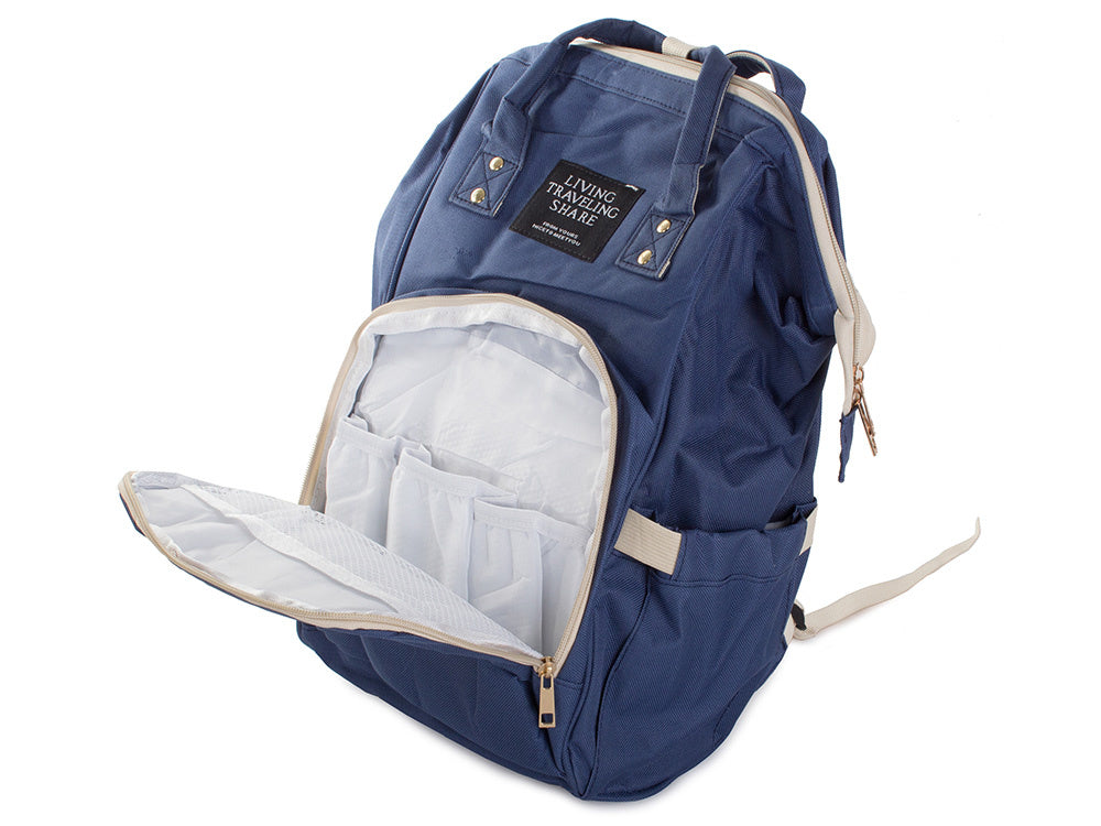 Vaikiško vežimėlio krepšys kuprinės organizatorius mamai tėčiui 3in1