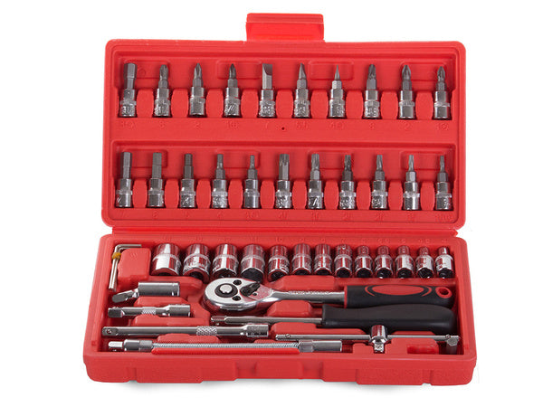 Įrankių rinkinys veržliarakčiai su lizdais torx alleno veržliarakčiai