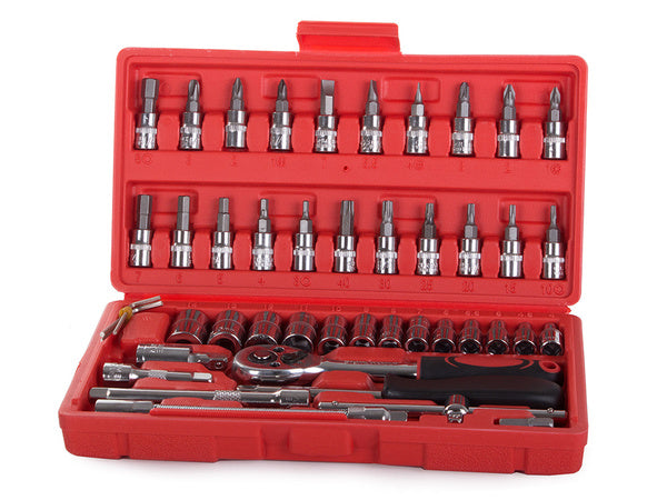 Įrankių rinkinys veržliarakčiai su lizdais torx alleno veržliarakčiai