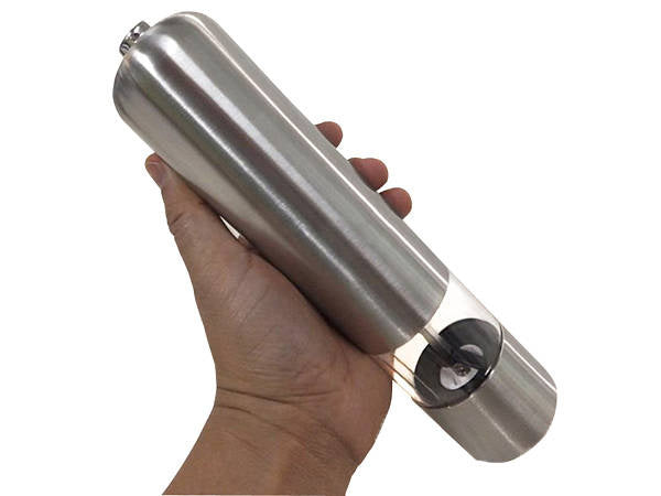 Pipirų malūnėlis druskos prieskonių inox elektrinis