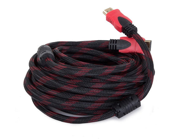 Hdmi 1.4 hdmi kabelys 1.4k 3d uhd 10 m varinis 48 bitų