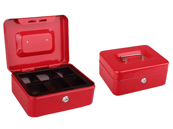 Metalinis pinigų dėžutės seifas raktiniai dokumentai