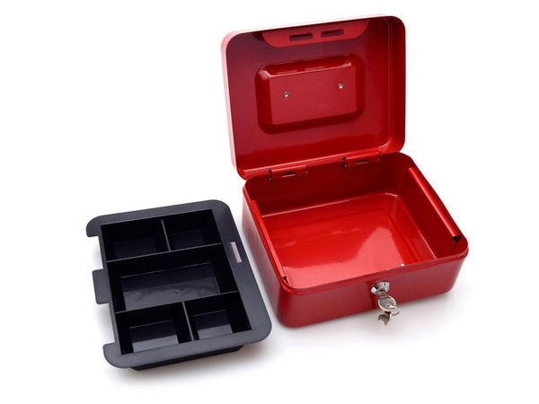 Metalinis pinigų dėžutės seifas raktiniai dokumentai